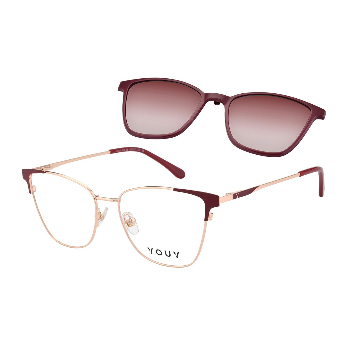 Armação de Grau Clip-On Youy Y6041
