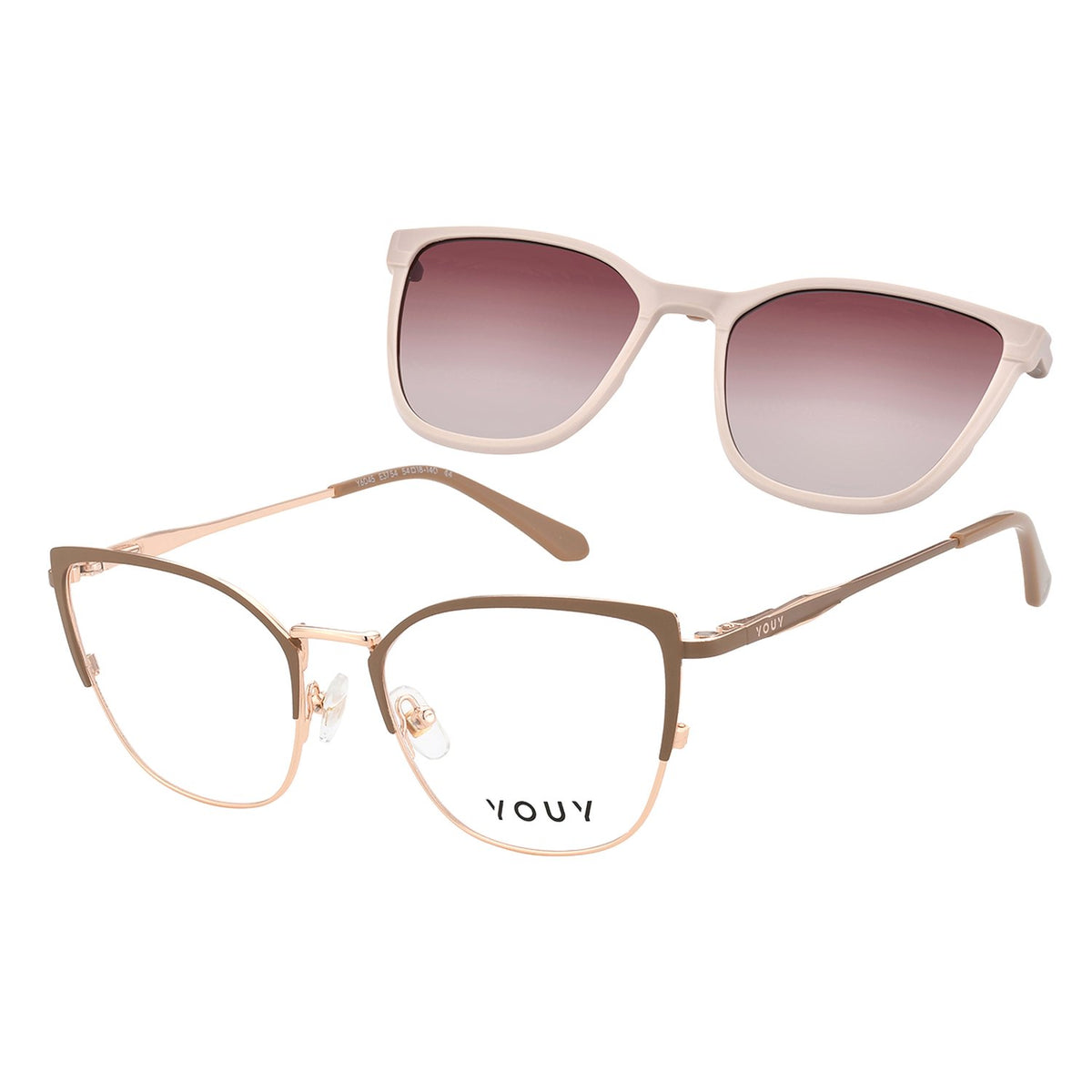 Armação de Grau Clip-On Youy Y6045