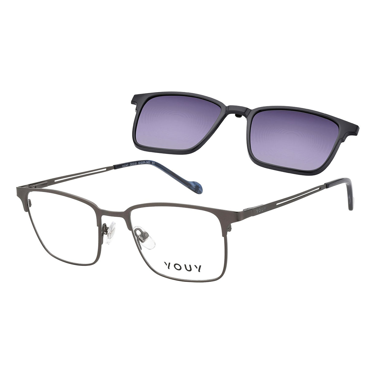 Armação de Grau Clip-On Youy Y6047